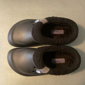 Crocs with fleece lining